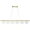 Стеклянный подвесной светильник Voile SL6021.203.36 прозрачный ST Luce