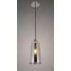 Стеклянный подвесной светильник Nordica LDP 6814 GY конус серый Lumina Deco