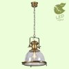 Стеклянный подвесной светильник Monsey GRLSP-9611 прозрачный Loft