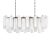 Стеклянная подвесная люстра Murano 10580/1000R White белая Loft It