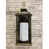 Стеклянный настенный фонарь уличный  W2411 Gb прозрачный Oasis Light