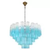 Стеклянная подвесная люстра Murano 10580/800 Clear blue прозрачная Loft It Стеклянная подвесная люстра Murano 10580/800 Clear blue прозрачная Loft It