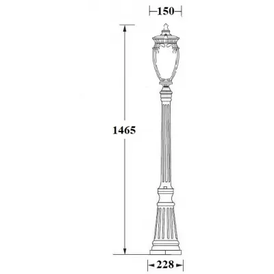 Наземный фонарь VERONA 86211 Gb Oasis Light