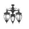 Стеклянный потолочный светильник уличный VERONA 86270A/3 02 Bl прозрачный Oasis Light