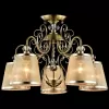 Потолочная люстра Driana FR2405-PL-05-BZ бежевая Freya