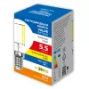 Лампочка светодиодная филаментная Optima Филамент LED-G45-5,5W/3000K/E14/CL/SLF Volpe