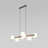 Стеклянный подвесной светильник Estera Wood 10272 Estera Wood белый форма шар TK Lighting