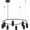 Подвесной светильник Kendo SL1213.403.08 черный цилиндр ST Luce