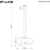 Стеклянный подвесной светильник Foray SL6019.313.01 белый ST Luce
