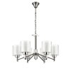 Стеклянная подвесная люстра Felice 983 VL1425L06 белая Vele Luce