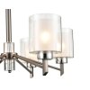 Стеклянная подвесная люстра Felice 983 VL1425L06 белая Vele Luce