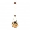 Стеклянный подвесной светильник Tiko 15859H форма шар прозрачный Globo