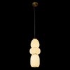 Стеклянный подвесной светильник Duff 10422/C цилиндр белый Loft It