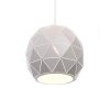 Подвесной светильник Bokka LDP 7412 WT форма шар белый Lumina Deco