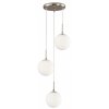 Стеклянный подвесной светильник Томми CL102034 форма шар белый Citilux