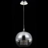 Стеклянный подвесной светильник Fermi P140-PL-170-1-N форма шар прозрачный Maytoni