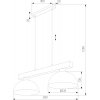 Подвесной светильник Oslo 4507 Oslo коричневый TK Lighting