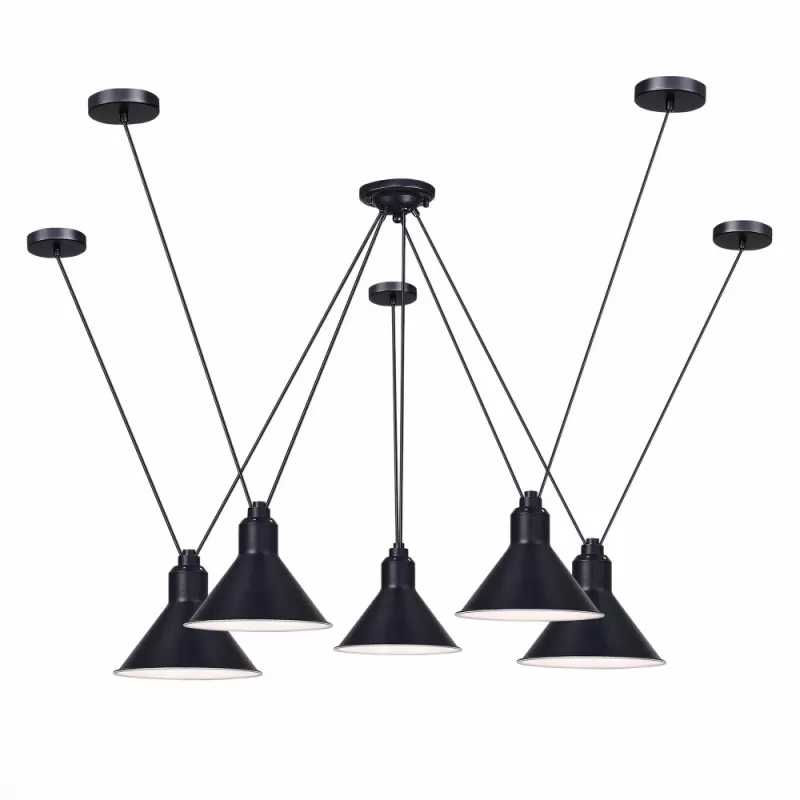 Подвесной светильник Svevo SL1804.403.05 конус черный ST Luce Подвесной светильник Svevo SL1804.403.05 конус черный ST Luce