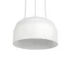 Стеклянный подвесной светильник Totem 10466P Milky white белый цилиндр Loft It