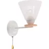 Стеклянное бра Theothila 9177-401 конус белое Rivoli