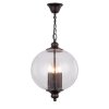 Стеклянный подвесной светильник Lateria SL362.303.03 прозрачный форма шар ST Luce