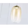 Стеклянный подвесной светильник High Light LH11105 цилиндр цвет янтарь Ambrella