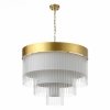 Стеклянная подвесная люстра Aversa SL1352.203.12 белая ST Luce