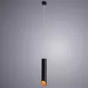 Подвесной светильник Pilon-gold A1536SP-1BK желтый цилиндр Artelamp