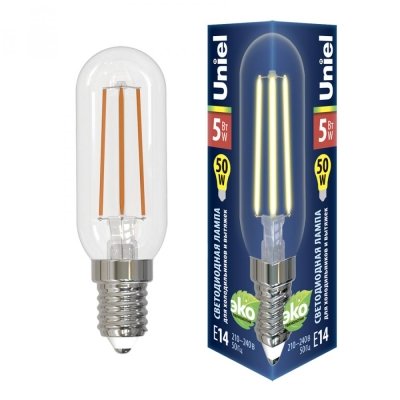 Лампочка светодиодная  LED-Y25-5W/3000K/E14/CL GLZ04TR Uniel