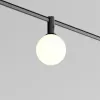 Стеклянный трековый светильник Luna TR208-1-5W3K-B белый форма шар Maytoni
