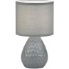 Интерьерная настольная лампа Provo 10168/L Grey серый цилиндр Escada