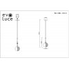 Стеклянный подвесной светильник Aveiro SLE1096-103-01 форма шар белый Evoluce