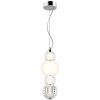 Стеклянный подвесной светильник Collar P069PL-L17CH3K форма шар белый Maytoni