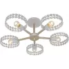 Хрустальная потолочная люстра Banjo 679/5P White прозрачная Escada
