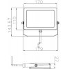 Прожектор уличный Flood 732148 прозрачный Deko-Light