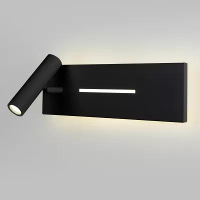 Настенный светильник Tuo MRL LED 1117 черный Elektrostandard