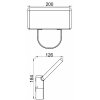 Настенный светильник уличный Alkes 731138 серый Deko-Light