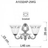 Бра Delizia A1032AP-2WG Artelamp