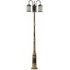 Стеклянный наземный фонарь BARSELONA 81210B 10 E7 down Gb прозрачный цилиндр Oasis Light