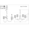 Стеклянная подвесная люстра Tilda SLE1127-103-08 цилиндр прозрачная Evoluce