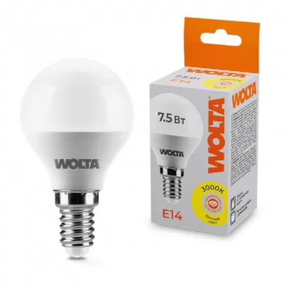 Лампочка светодиодная  25Y45GL7.5E14 Wolta
