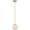 Стеклянный подвесной светильник  V3078-8/1PL белый форма шар Vitaluce