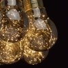 Стеклянный подвесной светильник Фрайталь 663011707 форма шар серый MW-Light