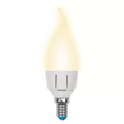 Лампочка светодиодная  LED-CW37 7W/WW/E14/FR PLP01WH картон Uniel