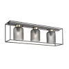 Стеклянная потолочная люстра Morrison VL5472L03 цилиндр черная Vele Luce