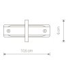 Коннектор Profile Recessed Straight Connector 8968 Nowodvorski