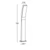 Наземный светильник BRISBANE LED W2889-4K-740 Gr Oasis Light