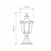 Стеклянный наземный фонарь  GLXT-1458S белый Elektrostandard