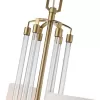 Стеклянная подвесная люстра Опал SL1403.303.10 белая цилиндр ST Luce