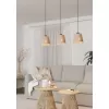 Подвесной светильник TABLEY 43976 коричневый Eglo